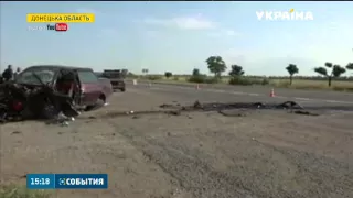 Дві людини загинули внаслідок автокатастрофи в Донецькій області