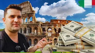 МИНИМАЛЬНАЯ ЗАРПЛАТА 40.000TL!!МУЗЕЙ ПОД ОТКРЫТЫМ НЕБОМ I CAME TO ROME ITALY/ROMA 🇮🇹 ~201