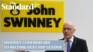 Swinney confirms bid to run for SNP leadership and become Scotland's first minister