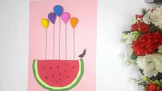 Clay Art Magic - How to Create a Watermelon! || Clay Art Creation