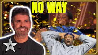 HIP HOP Fan REACTS To GOLDEN BUZZER is one of the BEST VOICES Simon's ever heard | BGT 2023