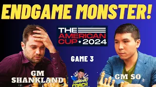 NAPAKA TINDI NG IDEA NI WESLEY SO! Super Sharp! Shankland vs So! American Cup 2024 Game 3