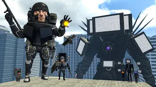 NEW UPGRADED HYBRID SWAT SKIBIDI TOILET VS TITAN TV MAN/CAMERAMAN AND SPEAKERMAN In Garry's Mod!