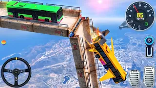 Vertical Impossible Bus Mega Ramp - Bus Stunt Tracks Racing 3D - Android GamePlay