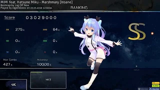 Osu!  MIMI feat. Hatsune Miku - Marshmary [Insane] | FC 100% | 136pp