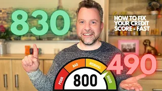 How To FIX a BAD CREDIT Score // 10 Ways For FAST Results