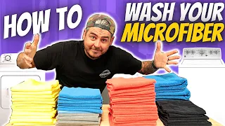 Best way to WASH MICROFIBER TOWELS | Microfiber Towels for Car