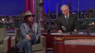 Johnny Depp Funniest story on David Letterman's show