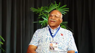 SIMPSON@8 with SODELPA Party  Leader Sitiveni Ligamamada Rabuka