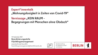 Expert*innentalk – Wohnungslosigkeit in Zeiten von Covid-19