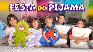 NOITE NO PIJAMA NA CASA NOVA!