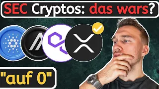 Viele SEC CRYPTOS werden es NICHT überleben? (Wichtig zu verstehen) ~ meine Analyse