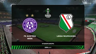 ⚽  Austria  Vienna    vs   Legia Warsaw     ⚽ | 🏆 Uefa europa conference league    (08/17/2023) 🎮