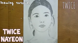 Drawing TWICE- Nayeon |How to draw Twice Nayeon |Twice Nayeon Sketch step by step|Nayeon Drawing |나연