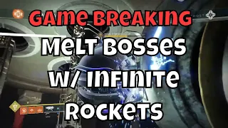 Game Breaking Melt Bosses Glitch - Infinite Magazine Size - Dreamwork Origin Trait - PVP PVE Gambit