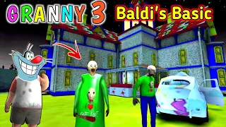 Granny and Grandpa Nakli Teacher | Granny 3 Baldi's Basic With Oggy and Jack