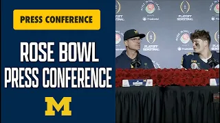 Jim Harbaugh, J.J. McCarthy Press Conference: Michigan Beats Alabama In Overtime, 27-20