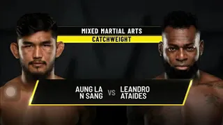 AungLa N Sang VS Leandro Ataides l ONE Full Fight l July 2021