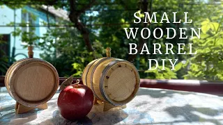 Small wooden barrel | Mulberry barrel DIY