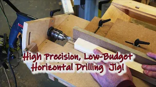 How to make a horizontal borer drilling machine - NOW WITH PLANS