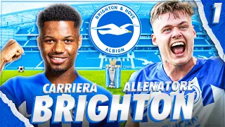 LA NUOVA CARRIERA ALLENATORE! SCRIVIAMO LA STORIA CON IL BRIGHTON! PRIMO ACQUISTO UFFICIALE! FC24 E1