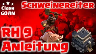 Wie nutze ich Schweinereiter auf Rathaus 9?! | Anleitung | RH9 | COC 07/21 Clash of Clans