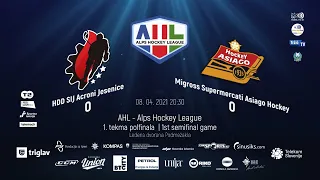 [AHL 2020/21 - SEMIFINAL - G01] HDD SIJ Acroni Jesenice - Migross Supermercati Asiago Hockey