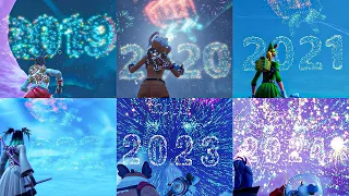 All Fortnite New Year Events (2019 - 2024)