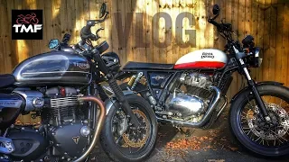 Vlog - What's best Triumph Speed Twin or Royal Enfield Interceptor 650?