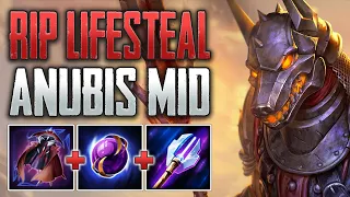 THEY BUFFED HIM JUST TO NERF HIM! Anubis Mid Gameplay (SMITE Conquest)