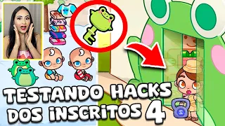 😱 TESTANDO SEGREDOS E HACKS SECRETOS DOS INSCRITOS NO PAZU AVATAR WORLD #4