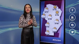 Pronóstico de Córdoba, Argentina. Chica del clima. Infoclima. Rocío Araya.