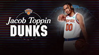 Toppin competes in 2024 All-Star Slam Dunk Contest | Every Jacob Toppin Dunk This Season