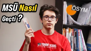 MSÜ NASIL GEÇTİ ? - Sınav Hakkındaki Düşüncelerim