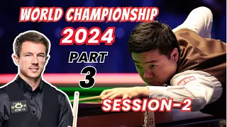 Ding Junhui vs Jack Lisowski | World Championship Snooker 2024 | Session 2 - Part 3