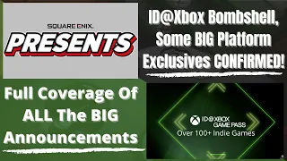 HUGE ID@Xbox News, Over 100 Indie Games CONFIRMED, FULL Coverage Of Square/Enix Presents Event