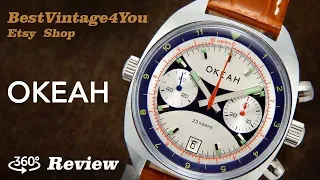 Hands-on video Review of Poljot Okean Soviet Chronograph Watch From 70s