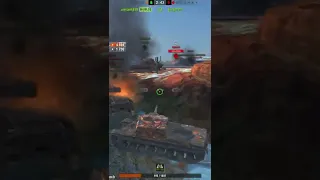 The Chi-Se goes 1v5 in World of Tanks Blitz #Shorts