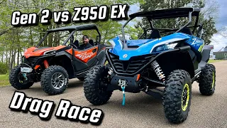 2023 Gen 2 CFMOTO ZFORCE 950 Sport or 950 H.O. EX | SXS Drag Race