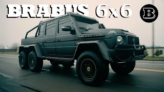 Brabus 6x6 G63 Mercedes AMG Build [4k] - (Yellow Interior)