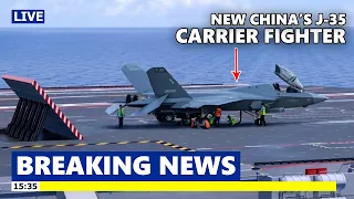 New J-35 Carrier Fighter Appears in China, Aims to Challenge US F-35 in South China Sea