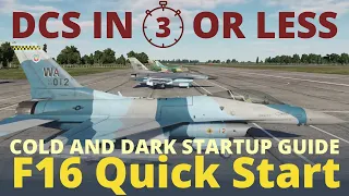 DCS F16 quick start: DCS in Three Minutes or Less