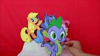 FIVE LITTLE PONY JUMPING ON THE BED