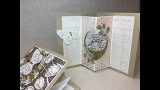 Cottage Rose Tunnel Card - GHI (1of5)