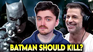 So... About Zack Snyder's Controversial BATMAN Comments...