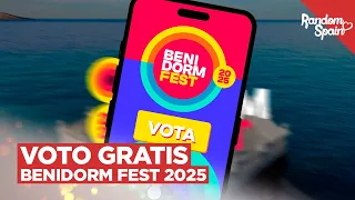 App de Votación Gratuita para el Benidorm Fest 2025