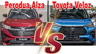 2022 Toyota Veloz vs 2022 Perodua Alza