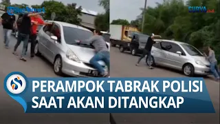 MELAWAN PETUGAS, Drama Penangkapan Perampok di Tol Pasir Koja, Polisi Keluarkan Tembakan Peringatan