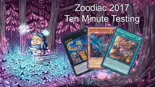 ZOODIAC DECEMBER 2017 - Ten Minute Testing 12/4/17