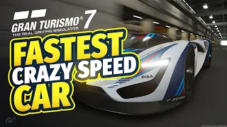 Gran Turismo 7 Fastest Car in the game CRAZY SPEED 4K HDR 60fps Gameplay Replay [PS5]